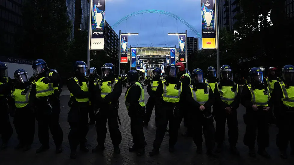 Police Make 56 Arrests Around Champions League Final At Wembley