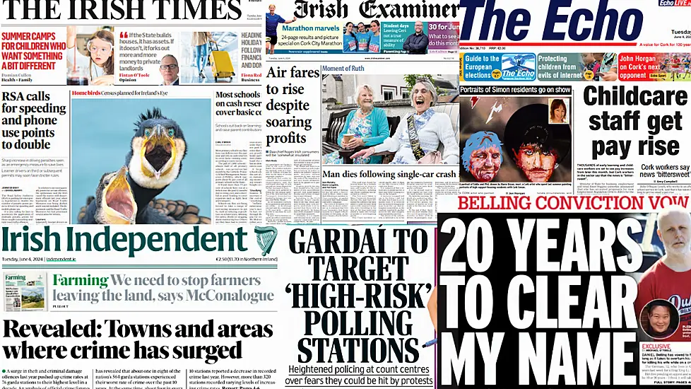 What The Papers Say: Tuesday's Front Pages