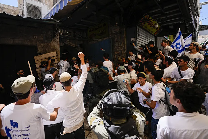 Tensions Over Israeli Nationalist March Through Palestinian Area Of Jerusalem