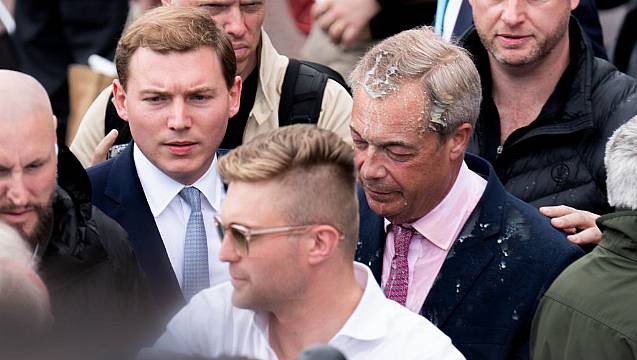 Woman Charged With Assault After Milkshake Thrown Over Nigel Farage