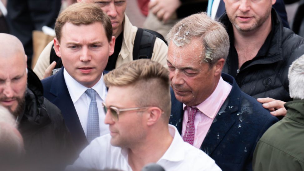 Woman Charged With Assault After Milkshake Thrown Over Nigel Farage