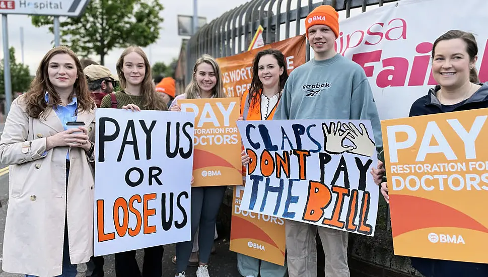 Junior Doctors In Northern Ireland Stage 48-Hour Strike