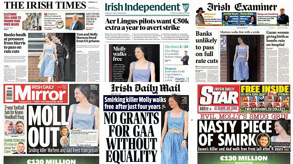 What The Papers Say: Friday's Front Pages