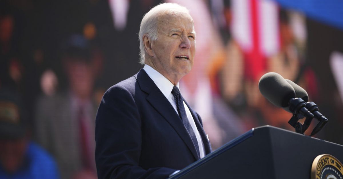 Президентът Джо Байдън искаше да призове американците да защитят демокрацията