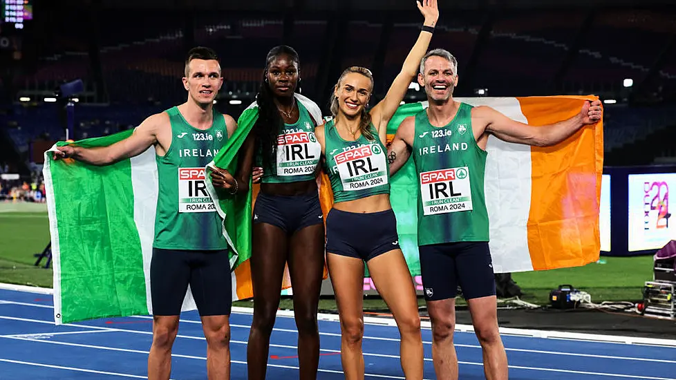 Ireland Win 4X400 Mixed Final At European Championships