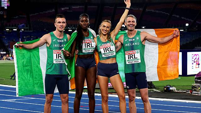 Ireland Win 4X400 Mixed Final At European Championships