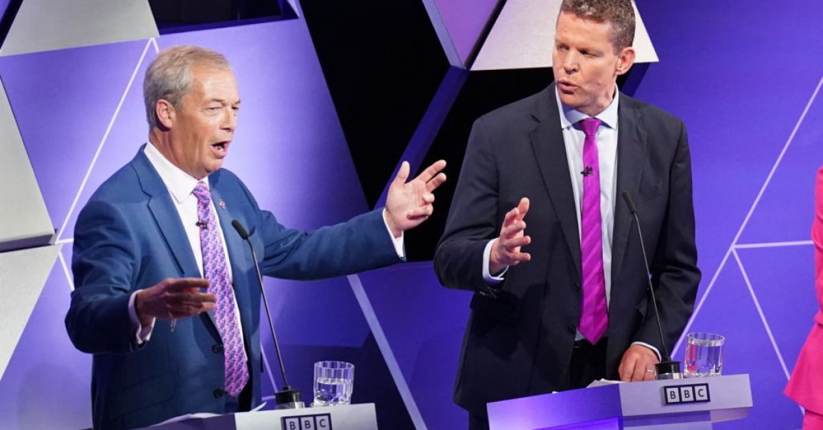 Найджъл Фараж спечели седемстранния дебат на BBC, според анкета сред зрителите