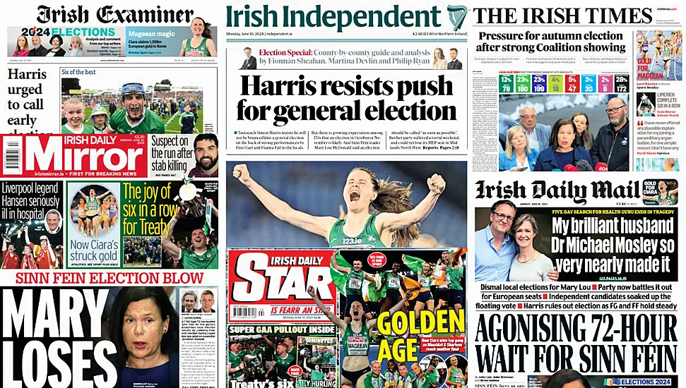 What The Papers Say: Monday's Front Pages