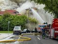 Firefighters Tackle Massive Blaze At Apartment Complex In Miami