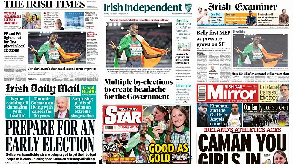 What The Papers Say: Tuesday's Front Pages