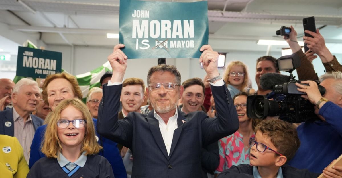 Джон Моран влезе в историята, като стана първият пряко избран кмет на Ирландия