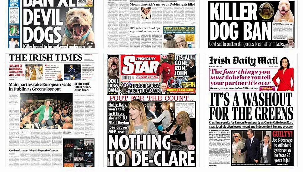 What The Papers Say: Wednesday's Front Pages