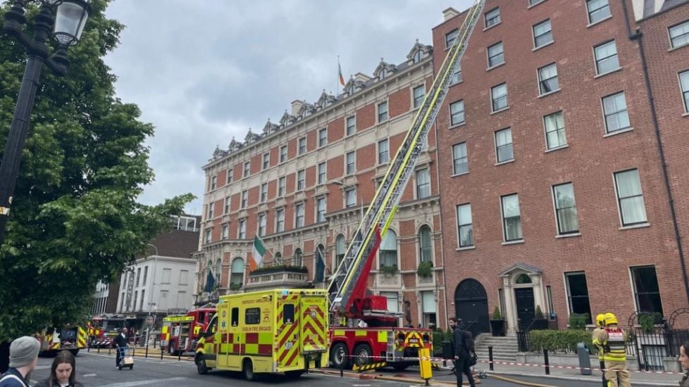 Firefighters Rush To Shelbourne Hotel In Dublin