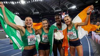 Irish Women's 4 X 400M Team Win Silver Medal At European Championships In Rome