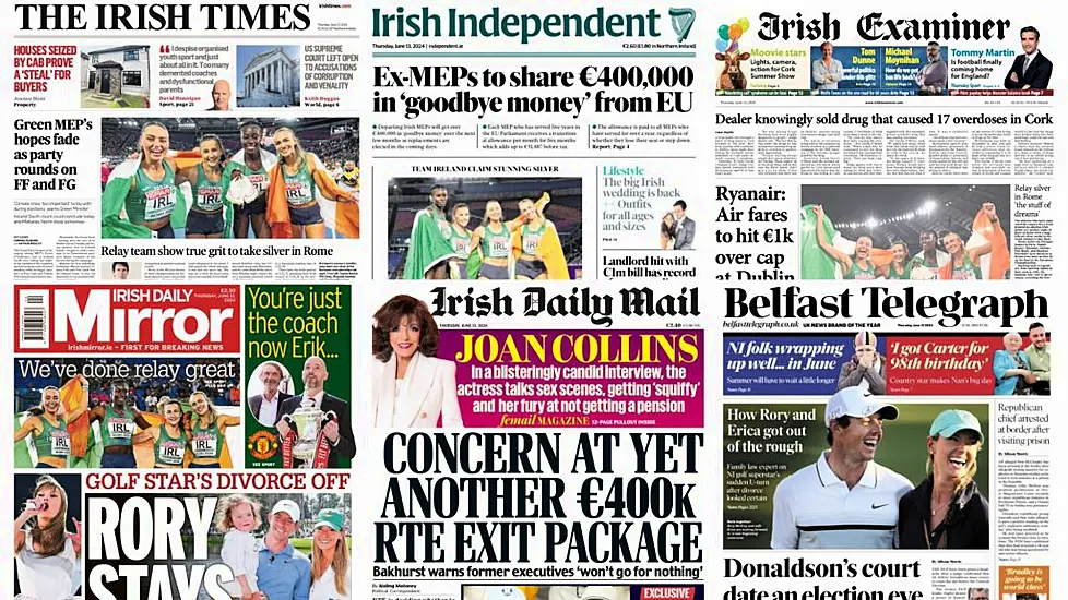 What The Papers Say: Thursday's Front Pages