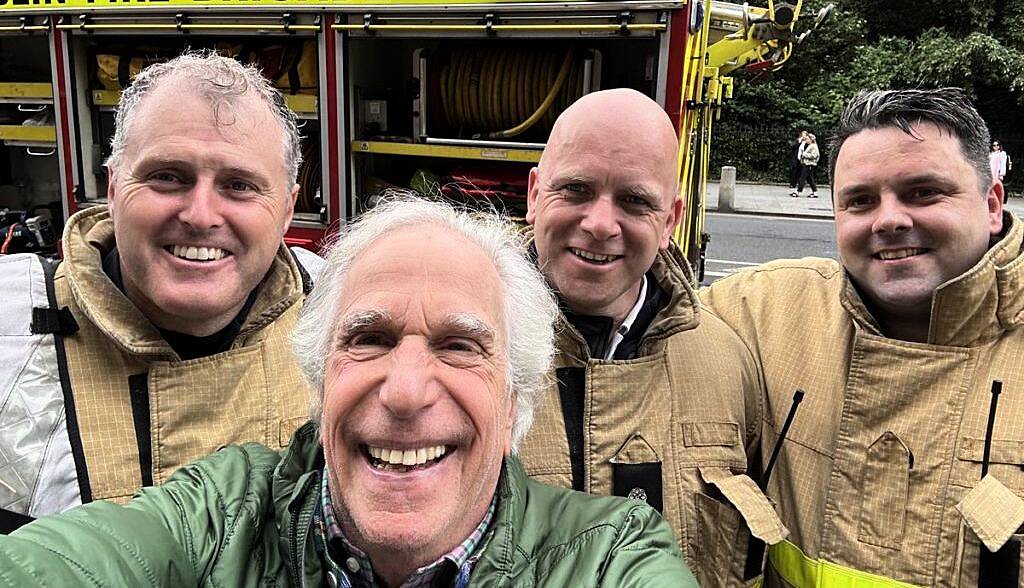 Happy Days star Henry Winkler thanks Dublin firefighters after blaze at Shelbourne Hotel