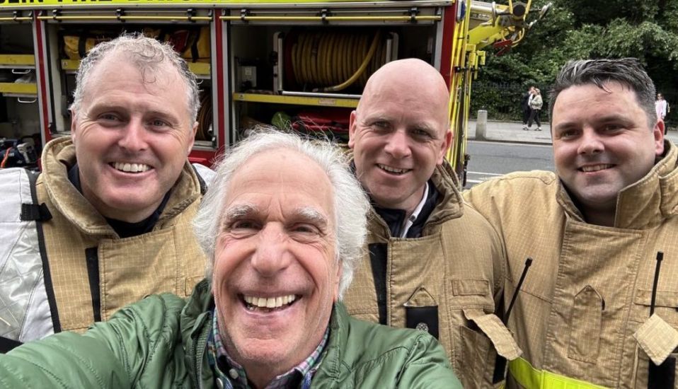 Happy Days Star Henry Winkler Thanks Dublin Firefighters After Blaze At Shelbourne Hotel
