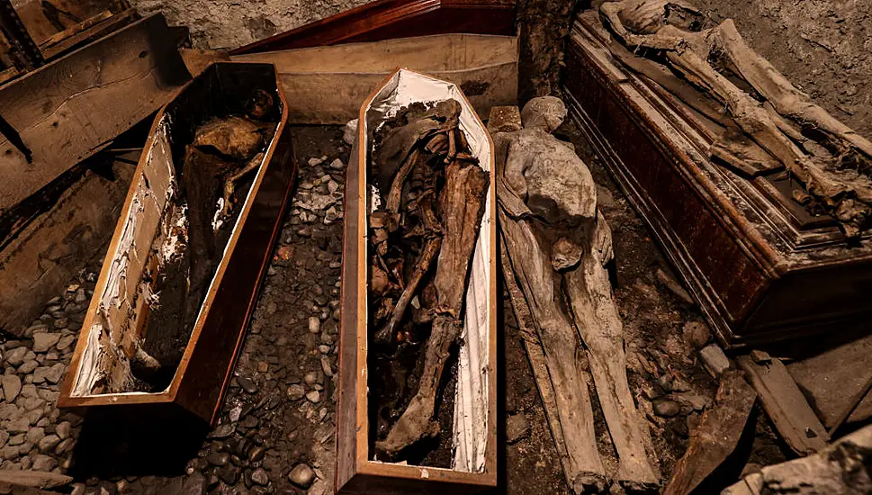 Photographs Reveal Extent Of Damage Caused To Mummies In Church Fire