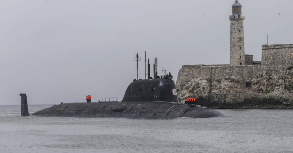 Подводница на ВМС на САЩ пристигна в залива Гуантанамо Куба
