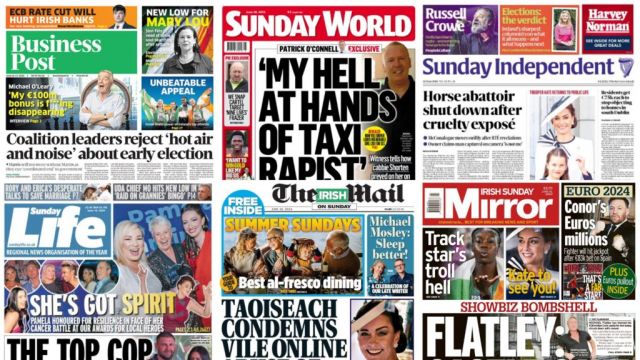 What The Papers Say: Sunday's Front Pages