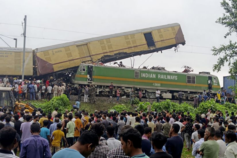 Train Crash Kills At Least Eight People In Eastern India