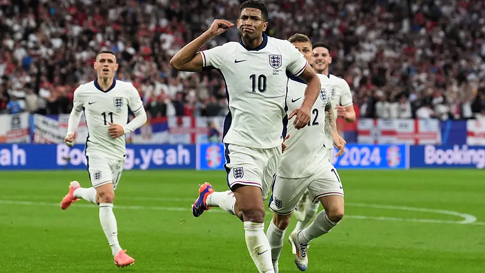 Jude Bellingham Header Guides England To Victory Over Serbia In Euro 2024 Opener