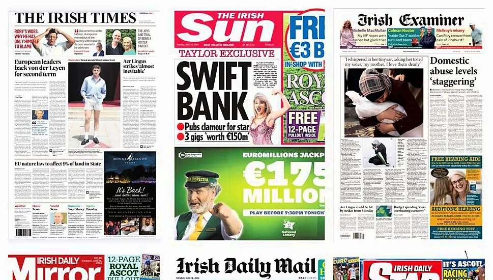 What The Papers Say: Tuesday's Front Pages