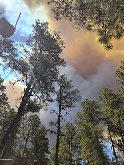 Wildfire Damages Structures In New Mexican Village After Residents Flee