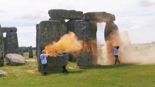 Just Stop Oil Condemned By Sunak And Starmer After Stonehenge Protest