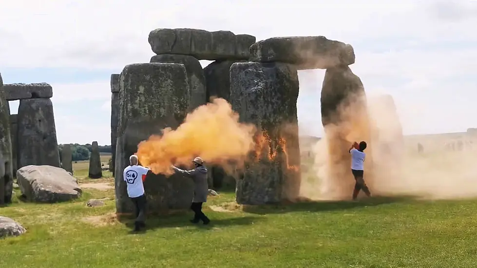 Just Stop Oil Condemned By Sunak And Starmer After Stonehenge Protest