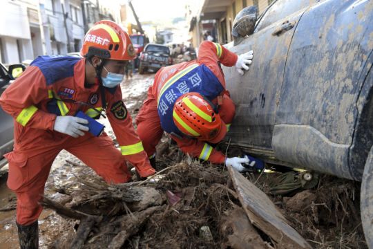 Dozens Killed After Historic Flooding In Southern China