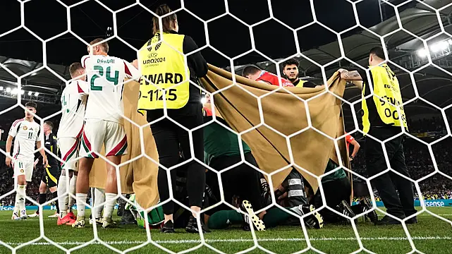 Hungary Striker Barnabas Varga Broke Several Facial Bones Against Scotland