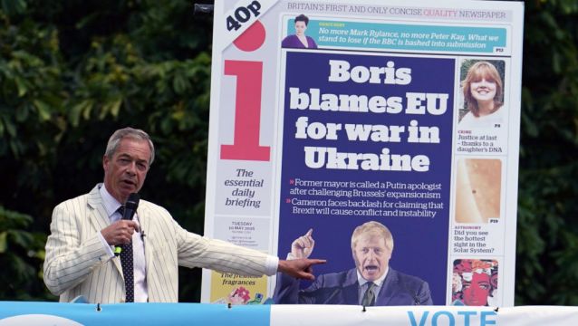 Farage Says He Would ‘Never, Ever Defend’ Putin As He Ramps Up Row With Johnson