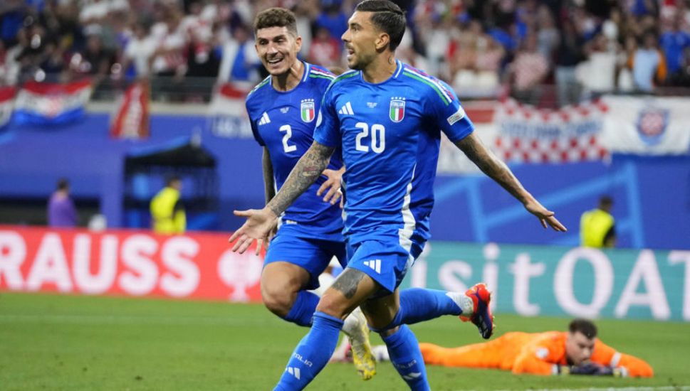 Italy Score Late Equaliser Against Croatia To Advance To Euro 2024 Last 16