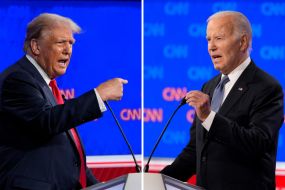 Trump And Biden Spar On Economy And Abortion At First Presidential Debate