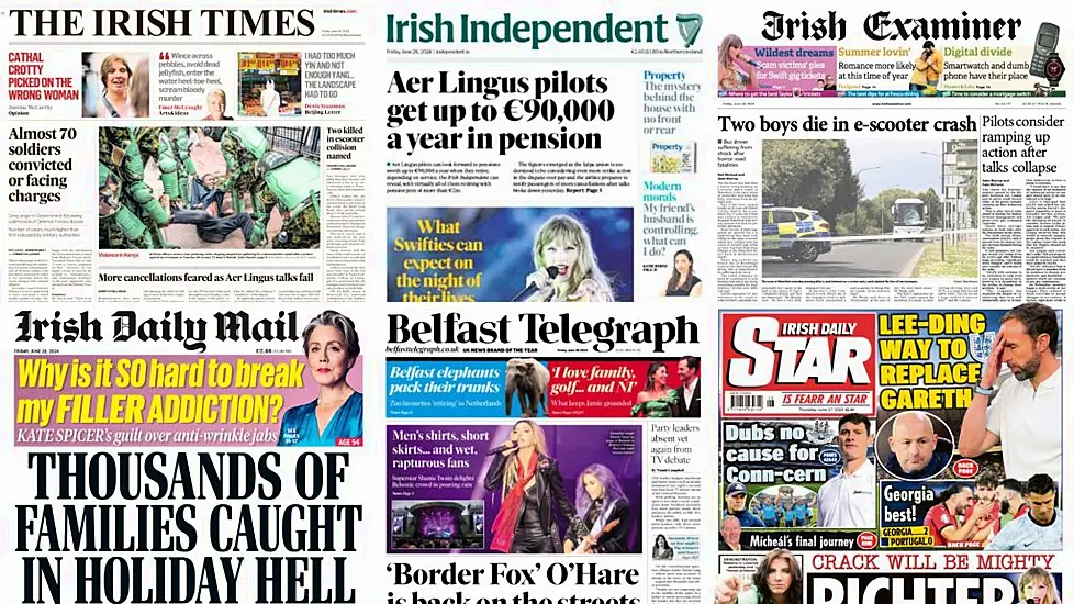 What The Papers Say: Friday's Front Pages