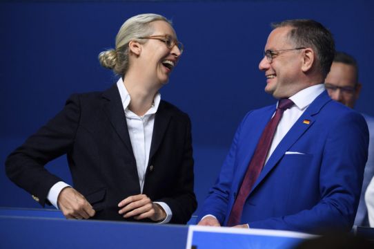 German Far-Right Party Re-Elects Co-Leaders After Election Gains