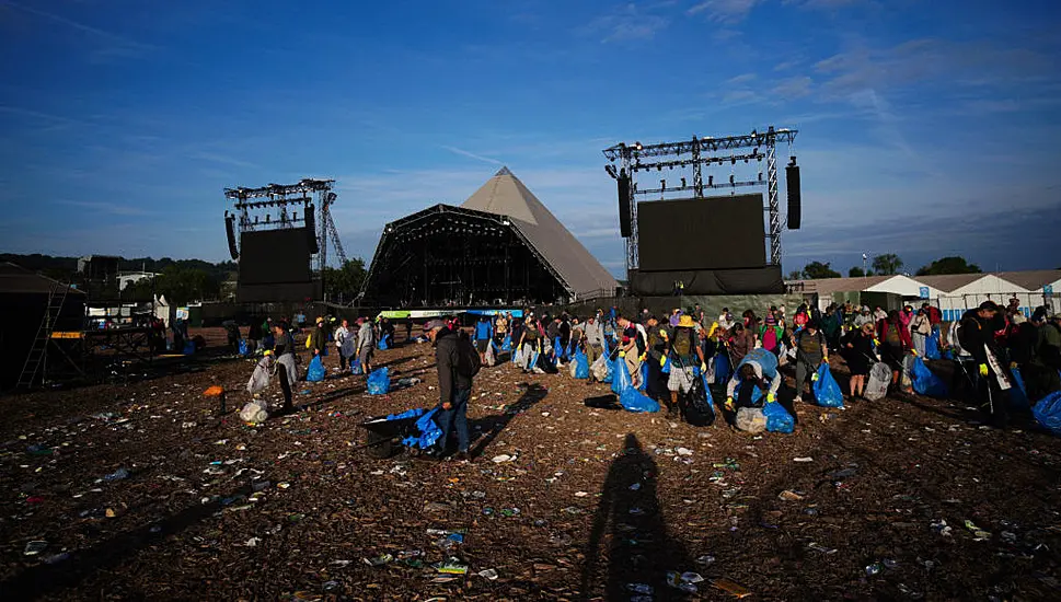 Glastonbury Clean-Up Under Way As 2024 Music Festival Comes To An End