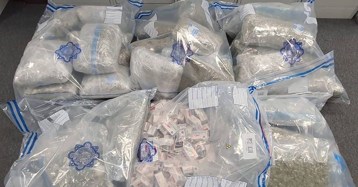 Two people arrested after over €900,000 of drugs seized in Dublin