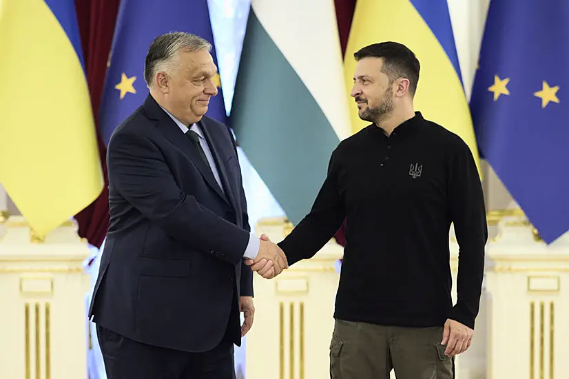 Hungary’s Orban Pushes For Ceasefire During Meeting With Zelensky