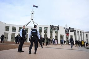 Pro-Palestinian Protesters Breach Security At Australia’s Parliament House