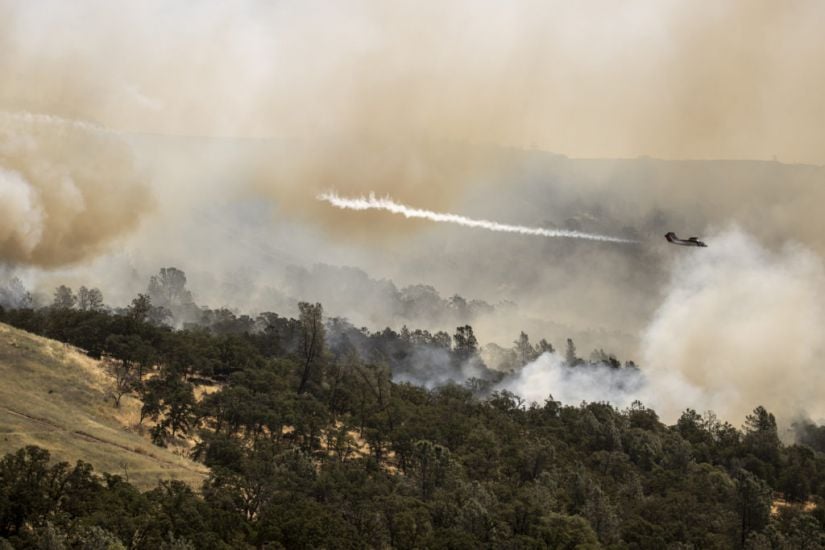 California Wildfire Does Not Grow But Winds And Hot Weather Could Whip Up Flames