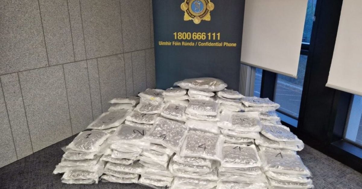 Man arrested as gardaí seize cannabis worth €1.6 million | BreakingNews.ie