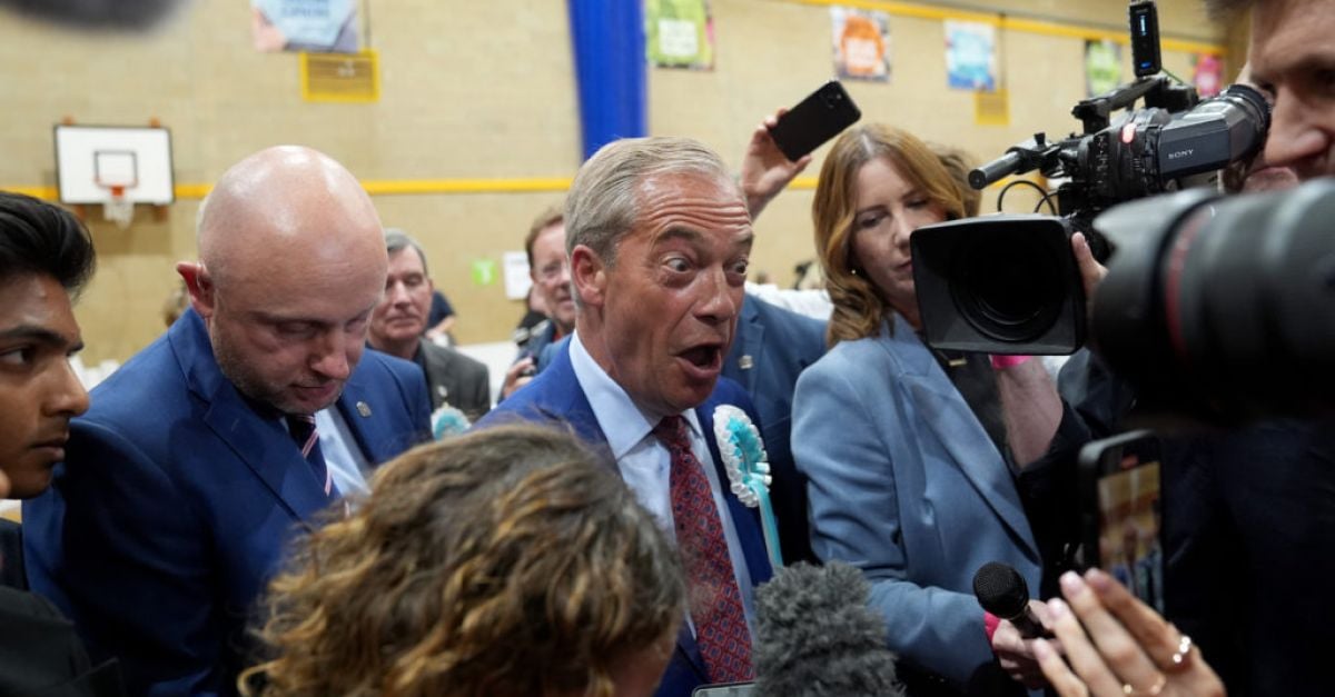 Nigel Farage promet de purger la réforme des « pommes pourries » lors d’un événement de relations publiques chaotique
