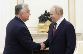 Hungarian Pm Orban Arrives In Moscow For Talks With Putin
