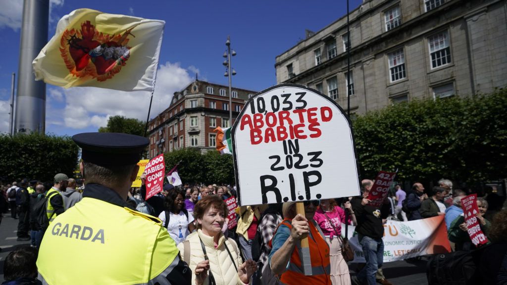 Anti-abortion rally takes place in Dublin