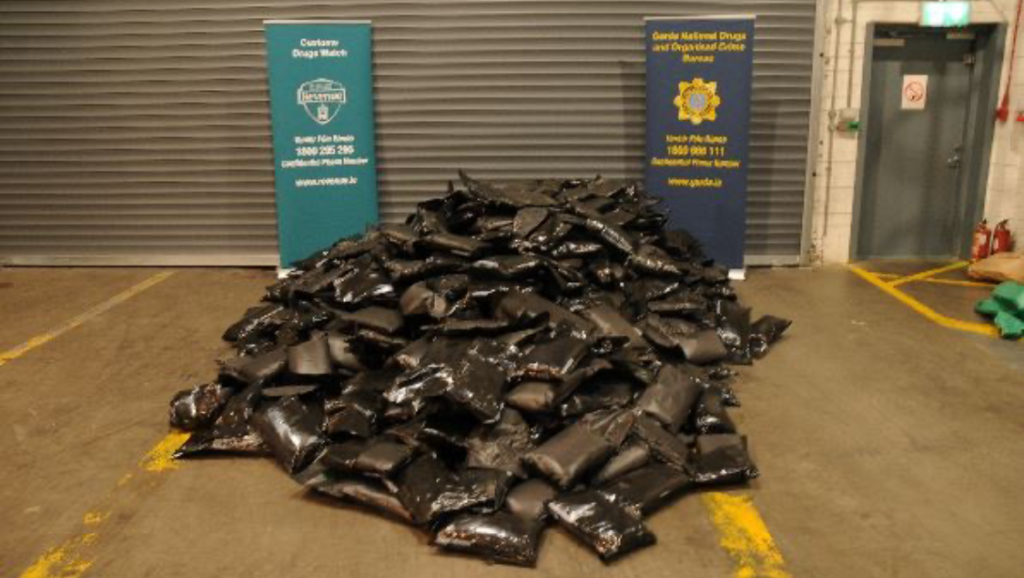 Cannabis with street value of more than €6.8m seized