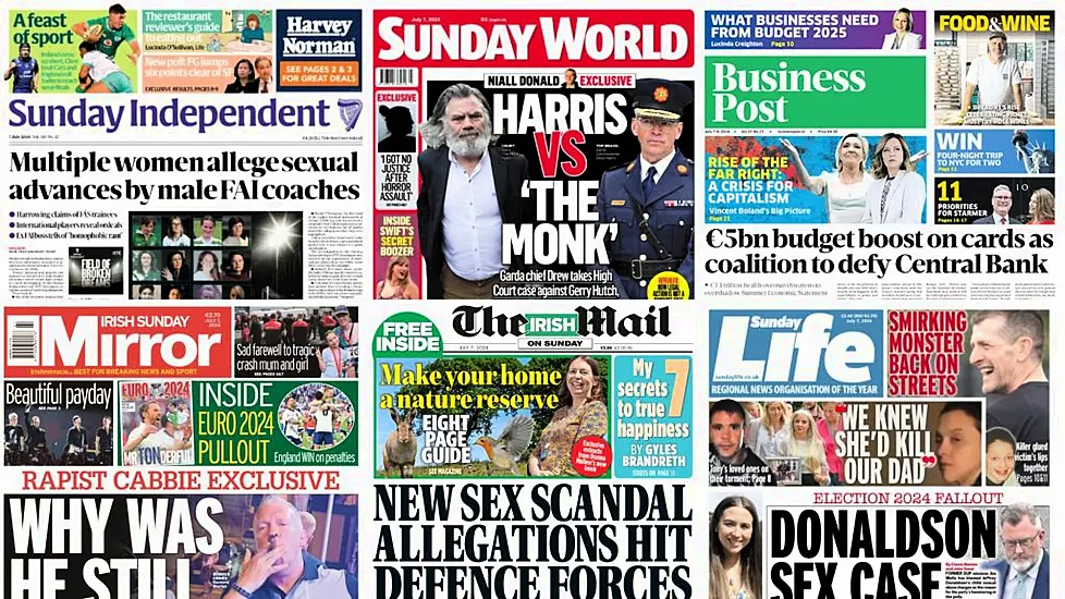 What The Papers Say: Sunday's Front Pages