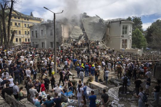 Russian Missile Strike On Ukraine Kills 31 And Hits Kyiv Children’s Hospital