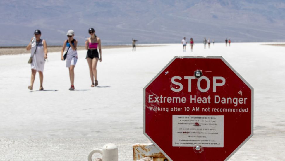 Hundreds Of Tourists Drawn To Death Valley Despite Life-Threatening Heatwave